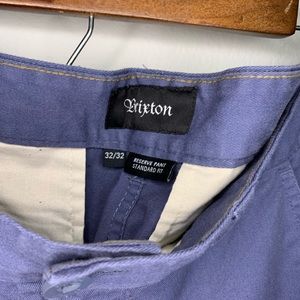 Brixton Chinos, Joe Blue | Sz 32/32, straight leg fit